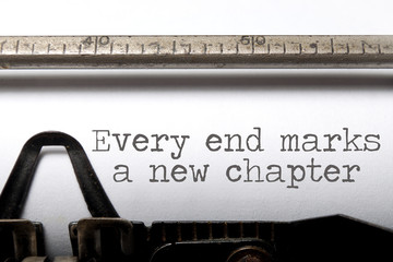 every end is a new chapter