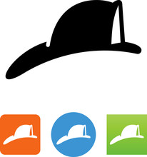 Fireman's Hat Icon -  Illustration