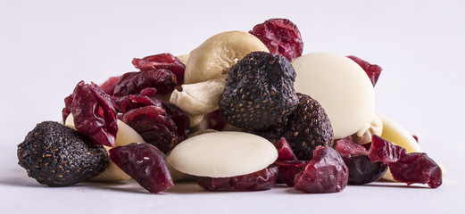 Wall Mural - Dried fruit with nuts and white chocolate