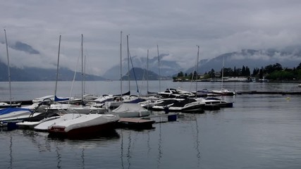 Poster - Nobiallo Marina am Comer See in Italien