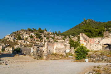 Canvas Print - Stone Village in Fethiye