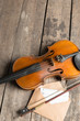 © fotofabrika - Sheet music and violin on wooden table