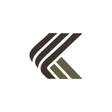 Letter K Luxury Logo Design Concept Template