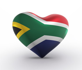 Wall Mural - South Africa Flag, S. African Colors (3D Render)