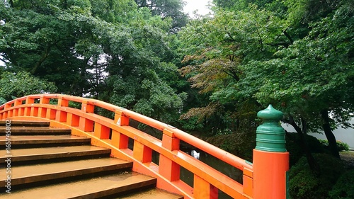 日本庭園の赤い橋 富山城址公園 富山県富山市 Stock Photo Adobe Stock 日本庭園の赤い橋 富山城址公園 富山県富山市 Stock Photo Adobe Stock