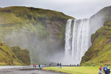 Sticker - Skogafoss Waterfall, Iceland