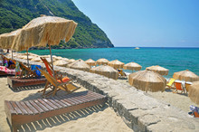 The Picturesque Beach On The Island Of Ischia