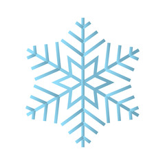 Wall Mural - snowflake icon, snowflake vector