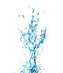 water splash isolated on white background