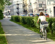 Radfahren in der Stadt 