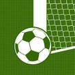 © AltoClassic - Flat soccer background. Vector illustration
