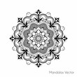 Beautiful floral design mandala design icon. Round Ornament Pattern. Hand drawing