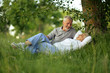 © aletia2011 - senior couple on green meadow