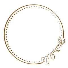 Wall Mural - vector floral vintage frame