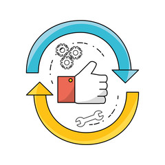 technology data process to teamwork development