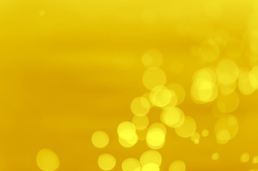 Wall Mural - bokeh background  with design yellow