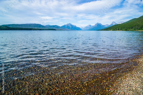 Fotografie, Obraz lake mcdonald in glacier national park montanaa