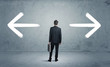 © ra2 studio - Confused business person choosing the way