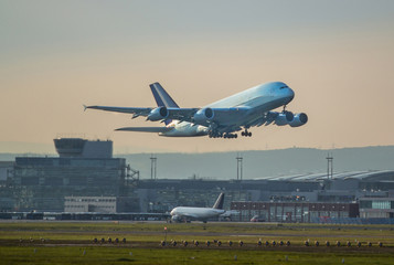 Wall Mural - A380 taking off