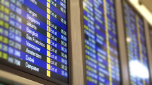 Flight Time Table Schedule For International Flights In Airport
