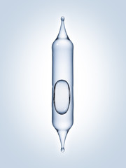 Wall Mural - science laboratory pipette with a drop of chemical