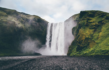Skogafoss waterfall in Iceland
