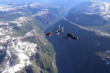 Sticker - Skydiving in Norway