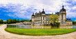 Famous castles of France - royal Chateau de Chantilly