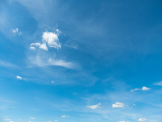 Wall Mural - White cloud in the blue sky