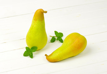 Poster - two yellow pears