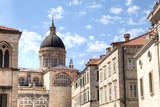 Fototapeta Miasto - Historical buildings in the old town of Dubrovnik in Croatia
