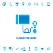 Blood Pressure Diagnostic Vector Icon