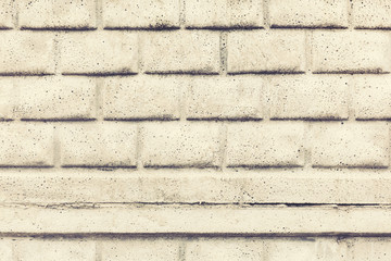 Wall Mural - background of white brick wall texture pattern