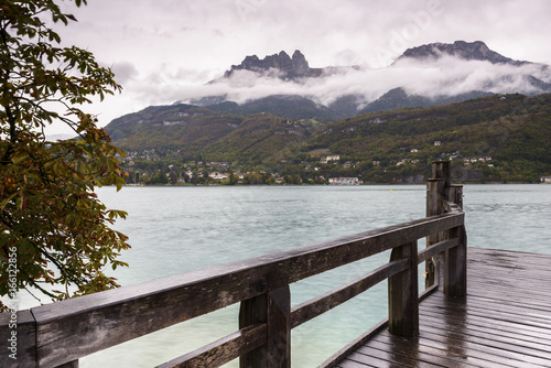 Fotografía Embarcadero de Duingt. Lago de Annecy. Francia