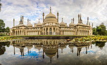 Panorama Of Brighton Pavilion, England