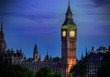 Big Ben in London, United Kingdom after dusk