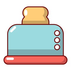 Poster - Steal toaster icon, cartoon style