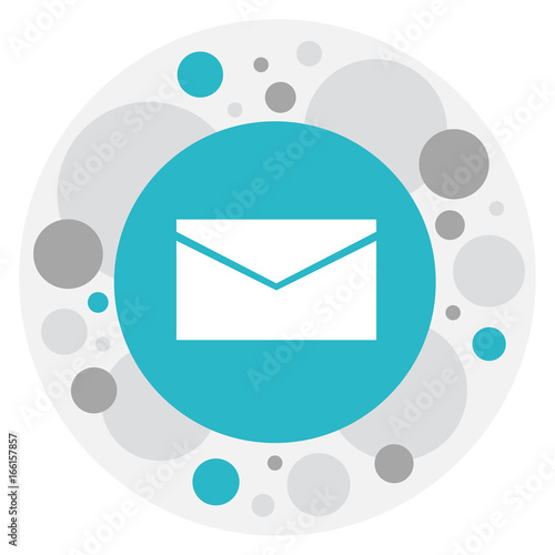 Fotografia, Obraz Vector Illustration Of Network Symbol On Message Icon