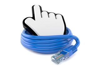 Poster - Reel of network cable with cursor