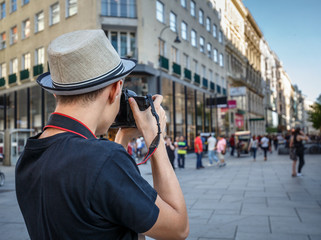 Young street photographer