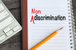 change of discrimination to non-discrimination