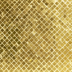 Wall Mural - gold tile wall texture