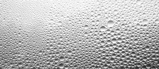 Poster - Water drops on glass texture