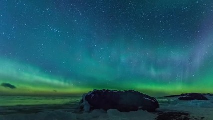 northern lights, aurora borealis at the arches provincial park