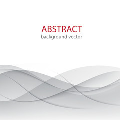 Vector Abstract smooth color gray wave background.Vector illustration eps 10