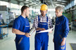 © NDABCREATIVITY - Portrait of an handsome engineer in a factory