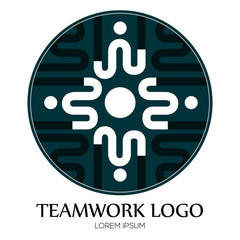 Wall Mural - Isolated business logo