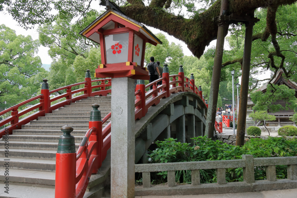 油絵「　赤い太鼓橋　」P10号 アウトレット 価格ホビー・楽器・アート - 油絵「 赤い太鼓橋 」P10号