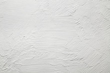 White Plaster On The Wall Background Or Texture