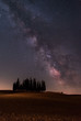 © GILLES - Milky Way and cypress d'Orcia